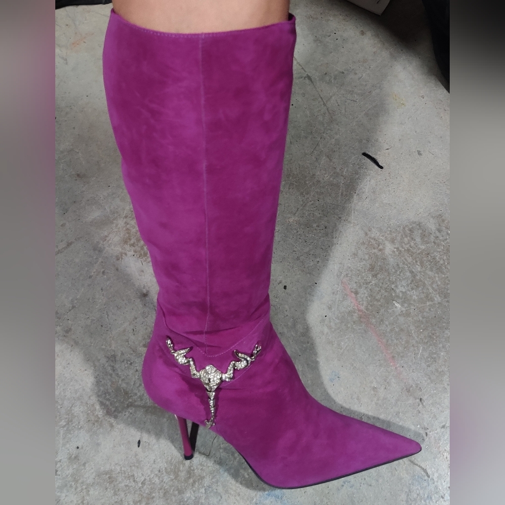 Vintage Cesere Paciotti Peau de Soie boots